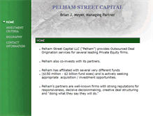 Tablet Screenshot of pelhamstreetcapital.com